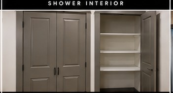 Built-in closet and storage